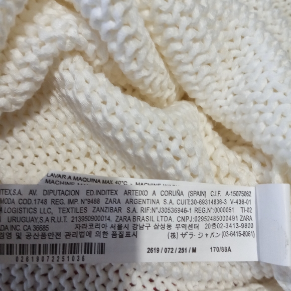 Zara M Knit Fringe Sleeves Sweater - Picture 9 of 9